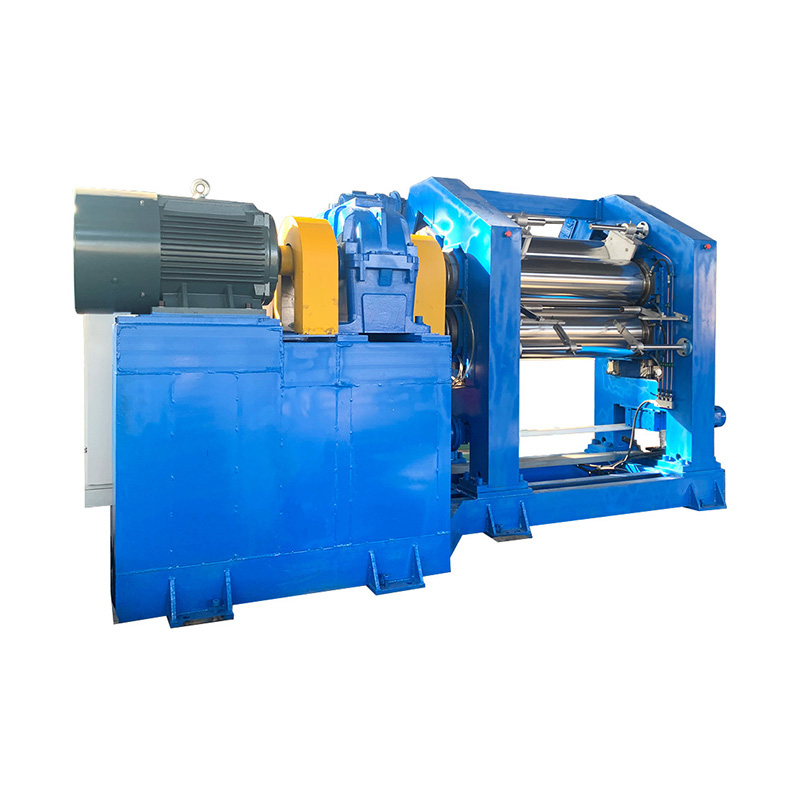 ماكينة تقويم مطاط 3 رولات